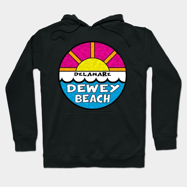 Dewey Beach Delaware DE Beach Life Hoodie by TravelTime